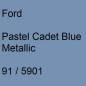 Preview: Ford, Pastel Cadet Blue Metallic, 91 / 5901.
